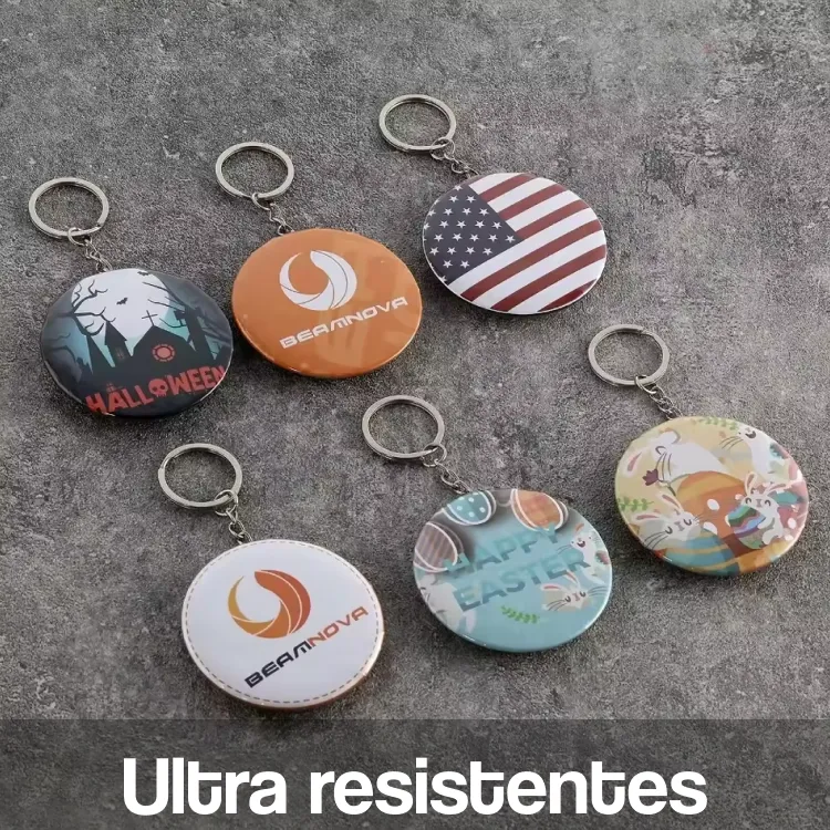 Botones abre botellas y llavero