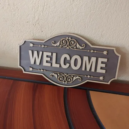 Welcome decorado
