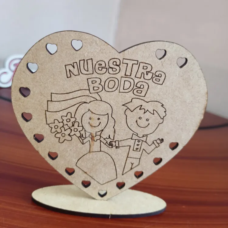 Recuerdo boda corazón 2