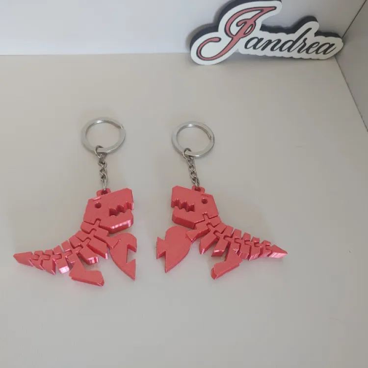 Llavero pareja de dinosaurios - Imagen 2