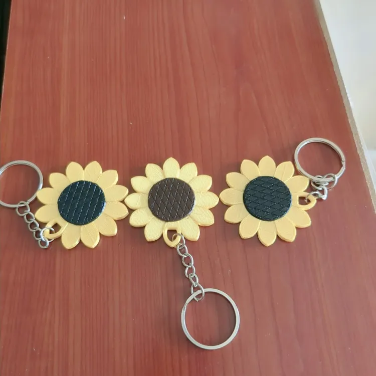 Llavero girasol 3D - Imagen 2