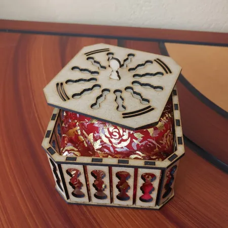 Caja decorativa cuadrada - Imagen 2
