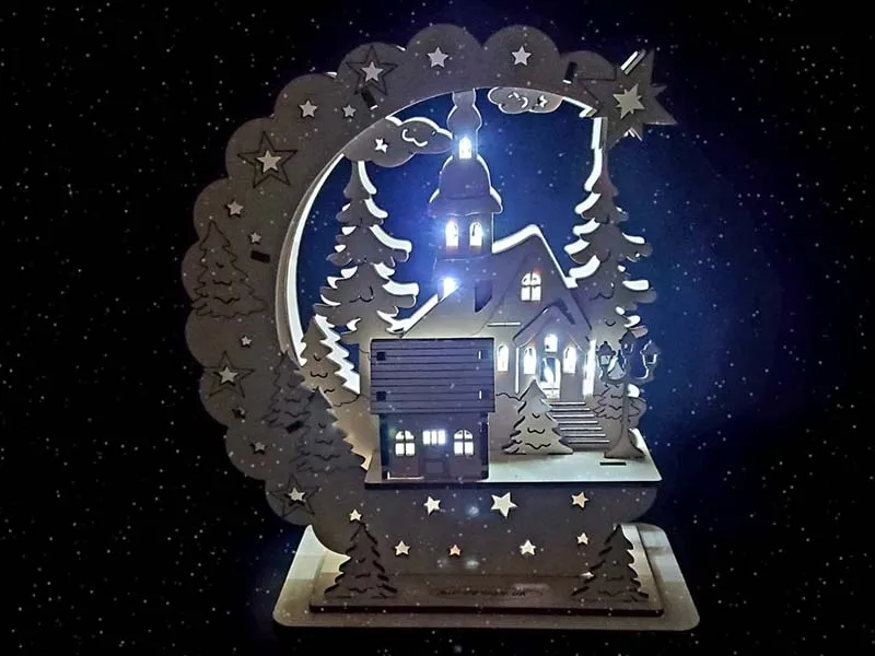 Lámpara de Navidad personalizada