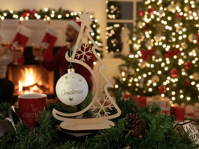 Árbol de navidad para bombillos