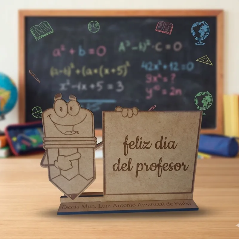Placa día del profesor