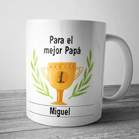 Taza celebra a papá