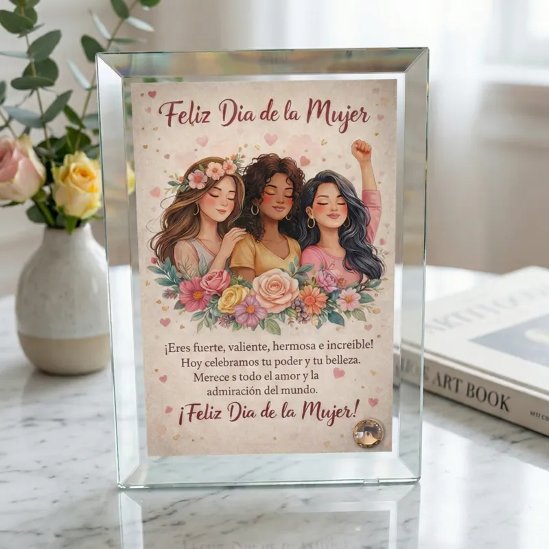 Cuadro de vidrio personalizable