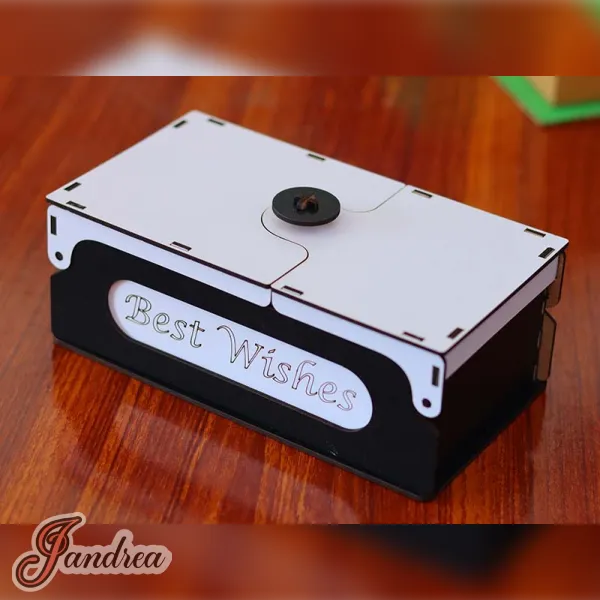 Caja con dos tapas