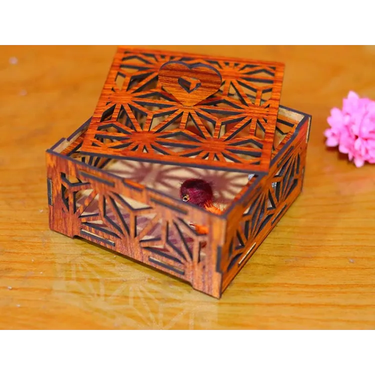 Caja calada con tapa desmontable Caja calada con tapa desmontable - Imagen 2
