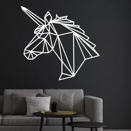 Figura de Unicornio en blanco