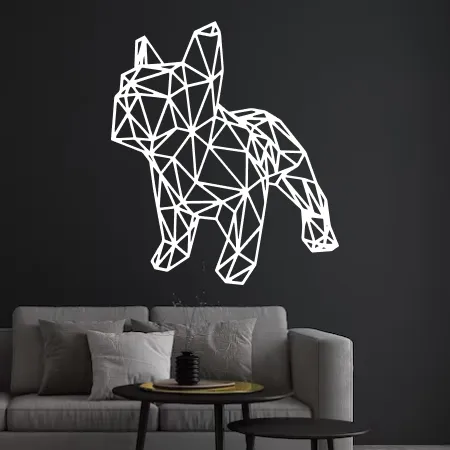 Figura de Pug en blanco
