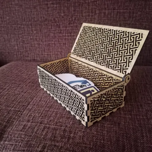 Caja con patrones perforados Caja con patrones perforados - Imagen 2