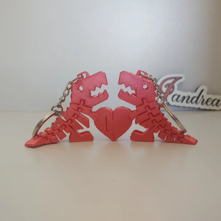 Llavero pareja de dinosaurios 3 Llavero pareja de dinosaurios - Imagen 3