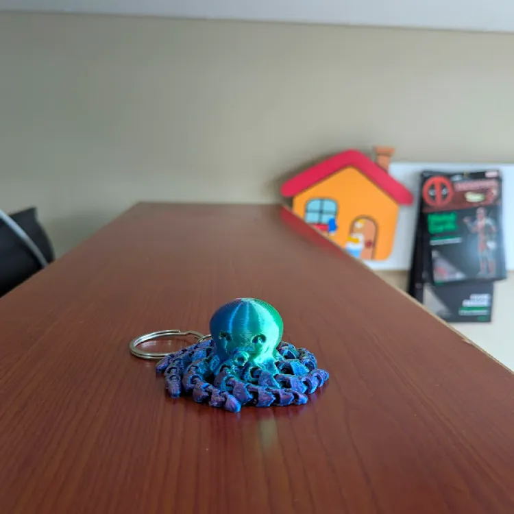 Llavero en forma de pulpo 3 Llavero en forma de pulpo - Imagen 3