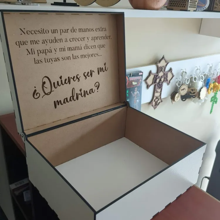 Caja Quieres ser mi madrina 3 Caja Quieres ser mi madrina - Imagen 3