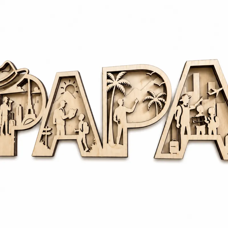 Placa decorativa día del padre