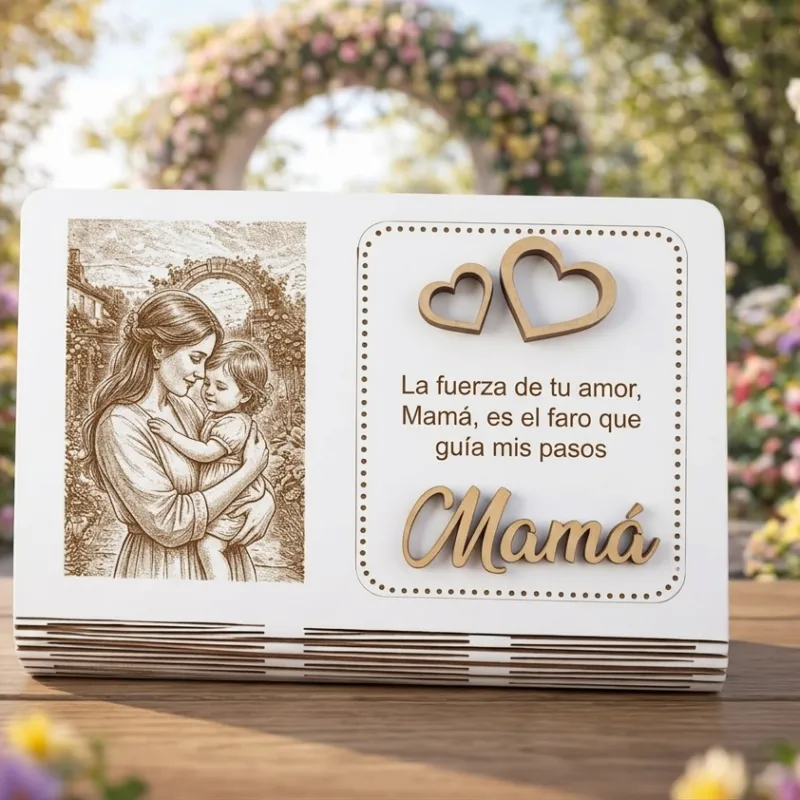Placa grabada día de la madre