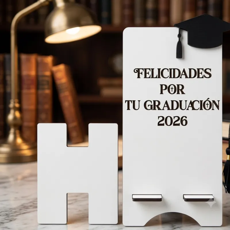 Porta celular de graduación