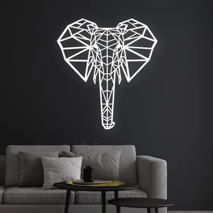 Figura de Elefante en blanco