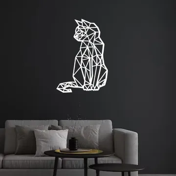 Figura de Gato 1 en blanco