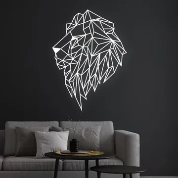 Figura de León en blanco