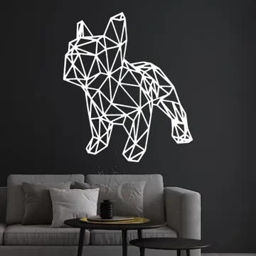 Figura de Pug en blanco