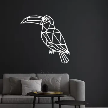 Figura de Tucán en blanco