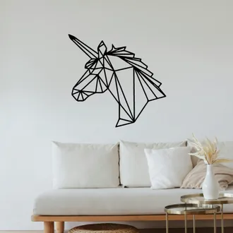 Figura de Unicornio Negro