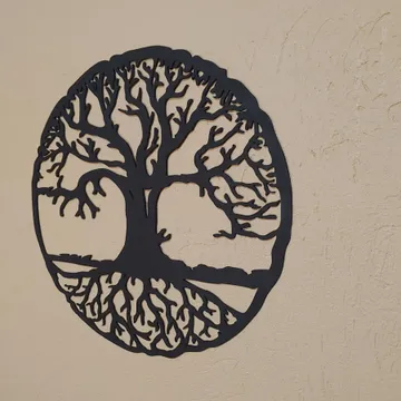 Árbol decorativo Negro