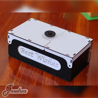 Caja con dos tapas Blanco