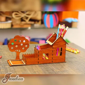 Organizador casa y árbol