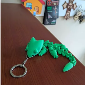 Llavero lagarto plablanco