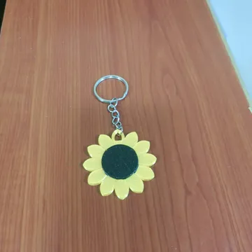 Llavero girasol 3D