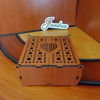 Caja joyero cerezo