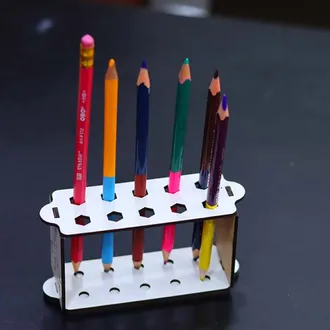 Porta lápices Blanco