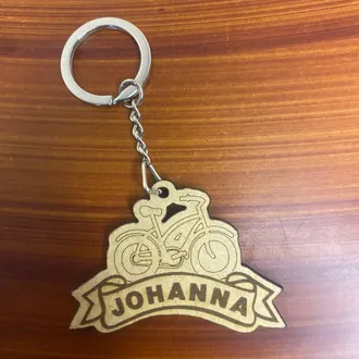 Llavero de bicicleta personalizable