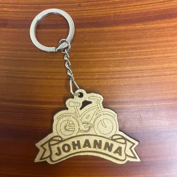 Llavero de bicicleta personalizable