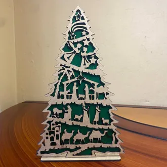 Árbol navideño Verde