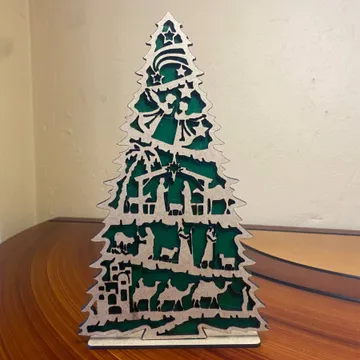 Árbol navideño Verde