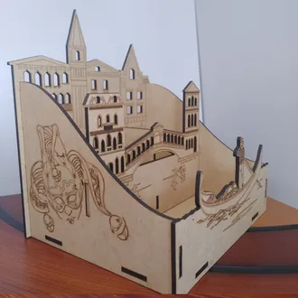 Organizador venecia Crudo