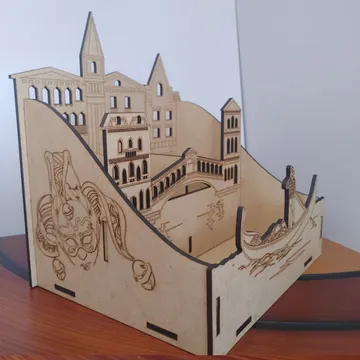 Organizador venecia Crudo