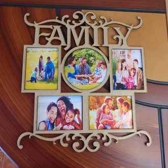 Portarretrato Familiar Crudo