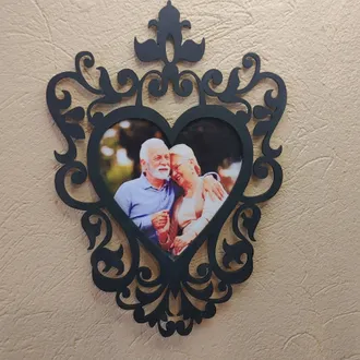 Portarretrato pareja Negro