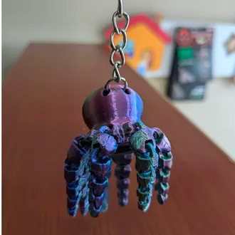 Llavero en forma de pulpo