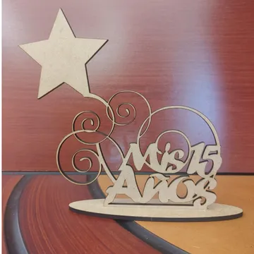 Recuerdo de 15 años de estrella. Crudo