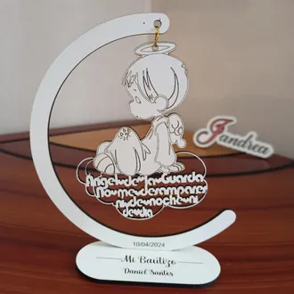 Recuerdo bautizo luna Figura