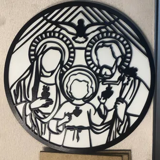 Retrato religoso redondo Figura base