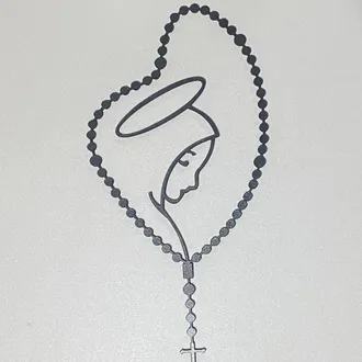 Colgante Virgen Figura base