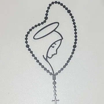 Colgante Virgen Figura base