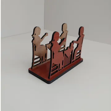 Servilletero Pareja Cerezo